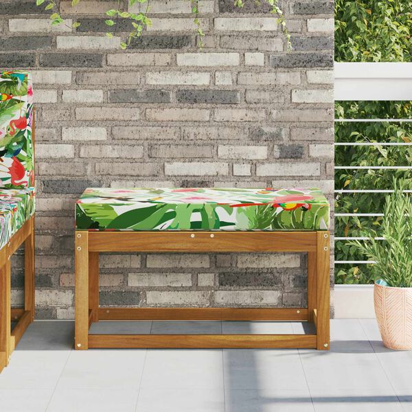 vidaXL K&uuml;lt&eacute;ri &uuml;lőp&aacute;rna sz&iacute;nes 80 x 40 x 8 cm 100% poli&eacute;szter