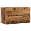 vidaXL antik fa sz&iacute;nű szerelt fa f&uuml;ggő f&uuml;rdőszobaszekr&eacute;ny 80x38,5x45cm