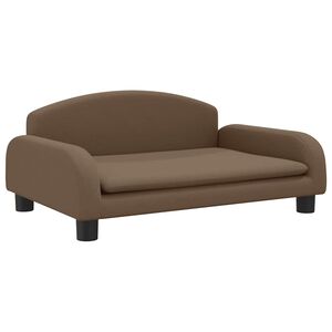vidaXL barna sz&ouml;vet kutya&aacute;gy 70 x 45 x 30 cm