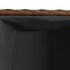 vidaXL barna polyrattan kerti &uuml;ltetől&aacute;da 2 cser&eacute;ppel 72x30x32 cm