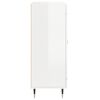 vidaXL magasfényű fehér szerelt fa tálalószekrény 69,5 x 34 x 90 cm