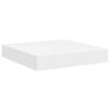 vidaXL 4 db feh&eacute;r MDF lebegő fali polc 23 x 23,5 x 3,8 cm