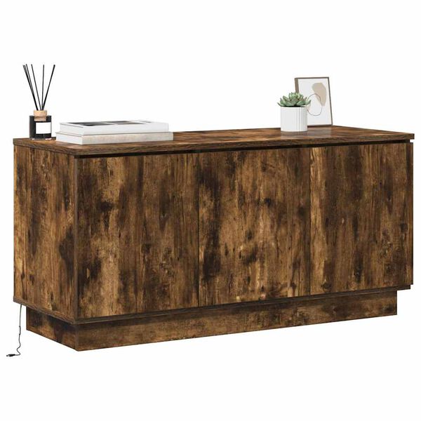 vidaXL TV szekr&eacute;ny F&uuml;st&ouml;lt t&ouml;lgy 100 x 38 x 49 cm Faanyag