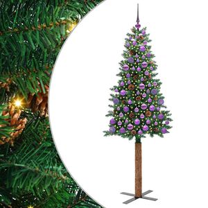 vidaXL Karcs&uacute; kar&aacute;csonyfa Z&ouml;ld 180 cm PVC &eacute;s t&ouml;m&ouml;r fenyőfa