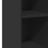 vidaXL fekete szerelt fa t&aacute;lal&oacute;szekr&eacute;ny 30 x 41 x 93 cm