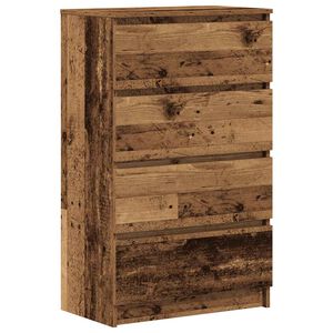 vidaXL antik fa szerelt fa t&aacute;lal&oacute;szekr&eacute;ny 60 x 35 x 98,5 cm