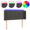 vidaXL s&ouml;t&eacute;tsz&uuml;rke b&aacute;rsony LED-es fejt&aacute;mla 83 x 16 x 78/88 cm