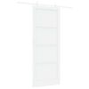 vidaXL Cs&uacute;sz&oacute; ajt&oacute; 93 x 232 cm Szerelt Fa Feh&eacute;r