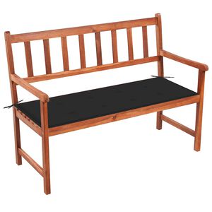 vidaXL t&ouml;m&ouml;r ak&aacute;cfa kerti pad p&aacute;rn&aacute;val 120 cm
