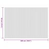 vidaXL n&eacute;gysz&ouml;gletű term&eacute;szetes bambusz szőnyeg 70 x 200 cm
