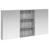 vidaXL F&uuml;rdőszobai Szekr&eacute;ny Szett 3 pcs 120 x 10,5 x 60,5 cm Faanyag