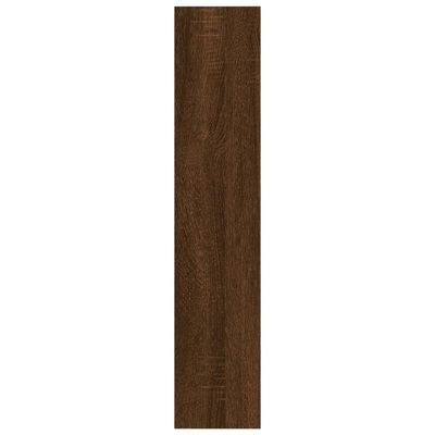 vidaXL barna tölgy színű szerelt fa fali polc 90 x 16 x 78 cm