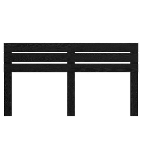 vidaXL Fejt&aacute;mla Fekete t&ouml;lgy 200 cm Faanyag