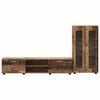 vidaXL TV szekr&eacute;ny garnit&uacute;ra fi&oacute;kkal polcokkal FLORIN &Ouml;reg fa Faanyag