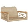 vidaXL b&eacute;zs polyrattan hintapad 63 x 62 x 40 cm