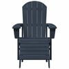 vidaXL Adirondack sz&eacute;k S&ouml;t&eacute;tk&eacute;k 82 x 74 x 92 cm HDPE