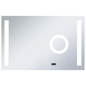 vidaXL LED-es f&uuml;rdőszobai falit&uuml;k&ouml;r &eacute;rint&eacute;s&eacute;rz&eacute;kelővel 100 x 60 cm