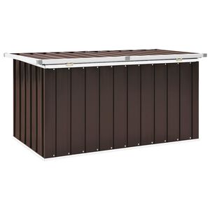 vidaXL barna kerti t&aacute;rol&oacute;l&aacute;da 129 x 67 x 65 cm