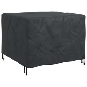 vidaXL B&uacute;tor takar&oacute; Egysz&iacute;nű Fekete 113 x 113 x 73 cm 210D