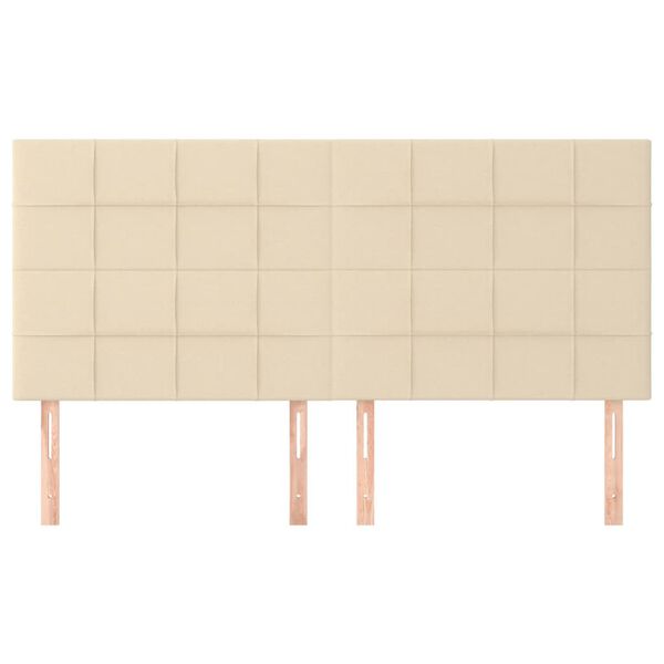 vidaXL kr&eacute;msz&iacute;nű sz&ouml;vet fejt&aacute;mla 200 x 5 x 118/128 cm