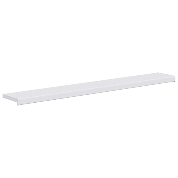 vidaXL Ablakp&aacute;rk&aacute;ny Feh&eacute;r 120 x 20 x 4,5 cm PVC