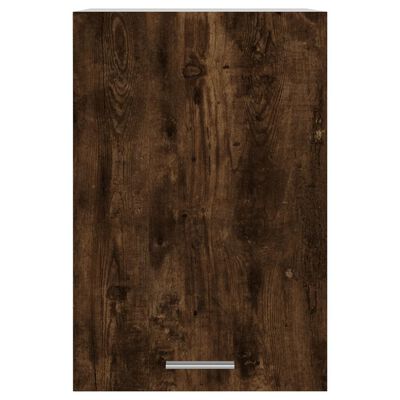 vidaXL füstös tölgyszínű szerelt fa függőszekrény 39,5 x 31 x 60 cm