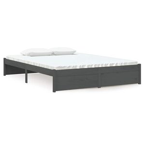 vidaXL Double sz&uuml;rke t&ouml;m&ouml;r fa &aacute;gykeret 135 x 190 cm