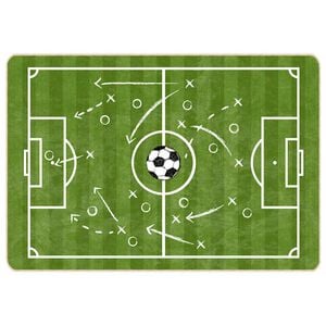 vidaXL z&ouml;ld moshat&oacute; futballp&aacute;lya gyerekszőnyeg 160x230 cm