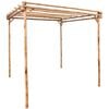 vidaXL bambuszpergola 170 x 170 x 220 cm