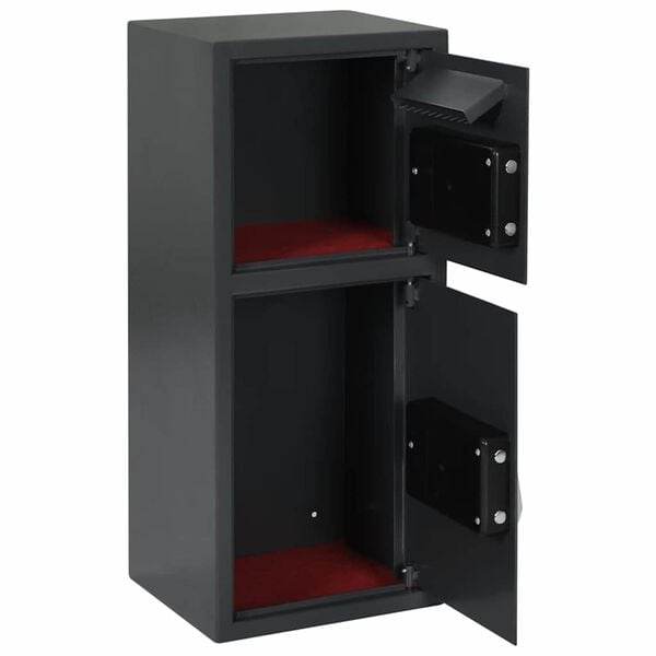 vidaXL Digit&aacute;lis Sz&eacute;f z&aacute;rral S&ouml;t&eacute;tsz&uuml;rke 35 x 31 x 80 cm Ac&eacute;l