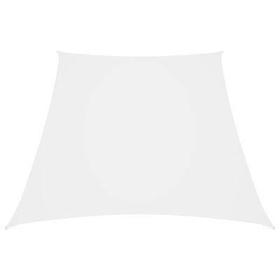 vidaXL fehér trapéz alakú oxford-szövet napvitorla 2/4 x 3 m