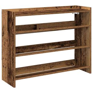 vidaXL antik fa szerelt fa cipőtart&oacute; 80x25x62 cm