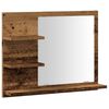 vidaXL antik fa sz&iacute;nű t&uuml;kr&ouml;s f&uuml;rdőszobaszekr&eacute;ny 60 x 10,5 x 45 cm