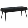 vidaXL Gombos varr&aacute;s&uacute; pad Fekete 110 x 40 x 46 cm B&aacute;rsony