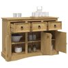 vidaXL Corona tömör mexikói fenyőfa tálalószekrény 115 x 43 x 79,5 cm