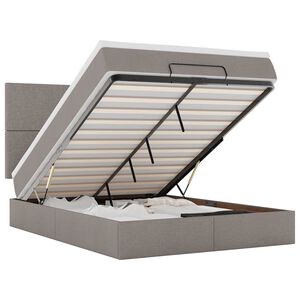 vidaXL Oszm&aacute;n &aacute;gykeret matraccal t&oacute;psz&iacute;n 140x200cm sz&ouml;vet