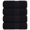 vidaXL 4 db FROGN mosd&oacute;t&ouml;r&ouml;lk&ouml;ző fekete 30 x 30 cm 360 g/m&sup2;