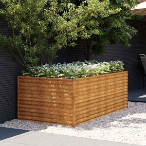 vidaXL corten ac&eacute;l kerti magas&aacute;gy&aacute;s 196 x 100 x 69 cm