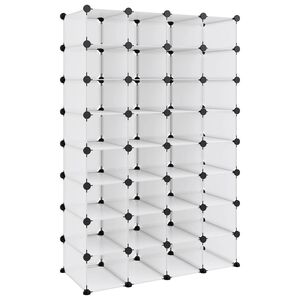 vidaXL &aacute;tl&aacute;tsz&oacute; polipropil&eacute;n cipőtart&oacute; 93 x 36,5 x 140 cm