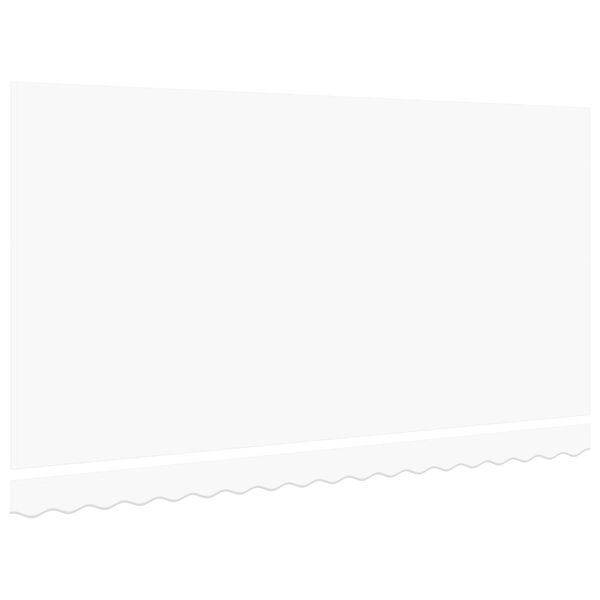 vidaXL Napellenző ponyva Fehér 380 x 195 cm Poliészter