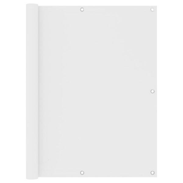 vidaXL fehér oxford-szövet erkélyparaván 120 x 500 cm