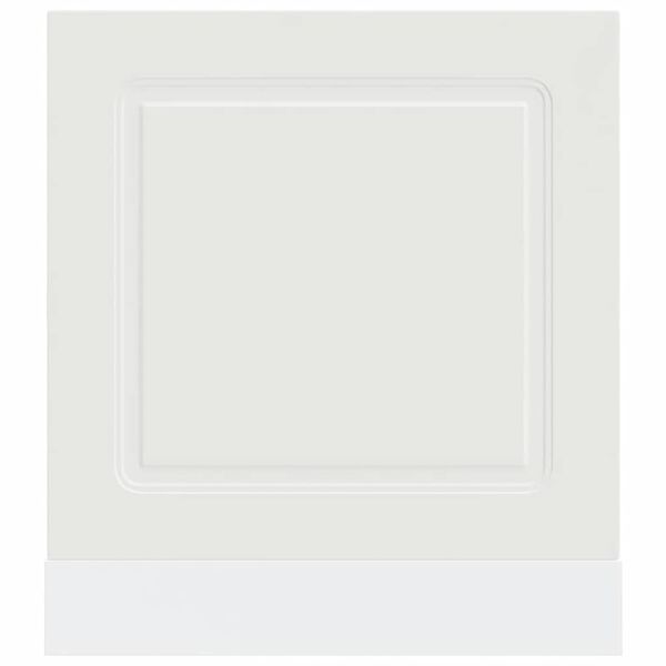 vidaXL mosogat&oacute;g&eacute;p panel&nbsp;Kalmar&nbsp;feh&eacute;r&nbsp;60x1,5x67 cm műanyag fa