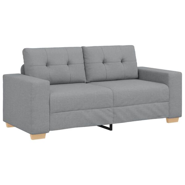 vidaXL vil&aacute;gossz&uuml;rke sz&ouml;vet loveseat kanap&eacute; 140 cm