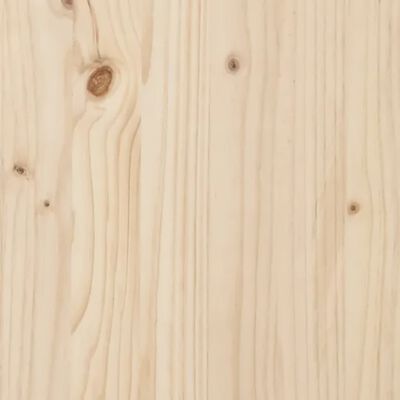 vidaXL tömör fa ágykeret 200 x 200 cm