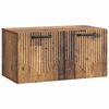 vidaXL Fali TV szekr&eacute;ny Antik Fa 59,5 x 31 x 30 cm Szerelt Fa