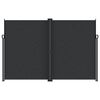 vidaXL fekete beh&uacute;zhat&oacute; oldals&oacute; napellenző 220 x 1200 cm