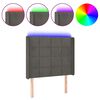 vidaXL s&ouml;t&eacute;tsz&uuml;rke b&aacute;rsony LED-es fejt&aacute;mla 83x16x118/128 cm