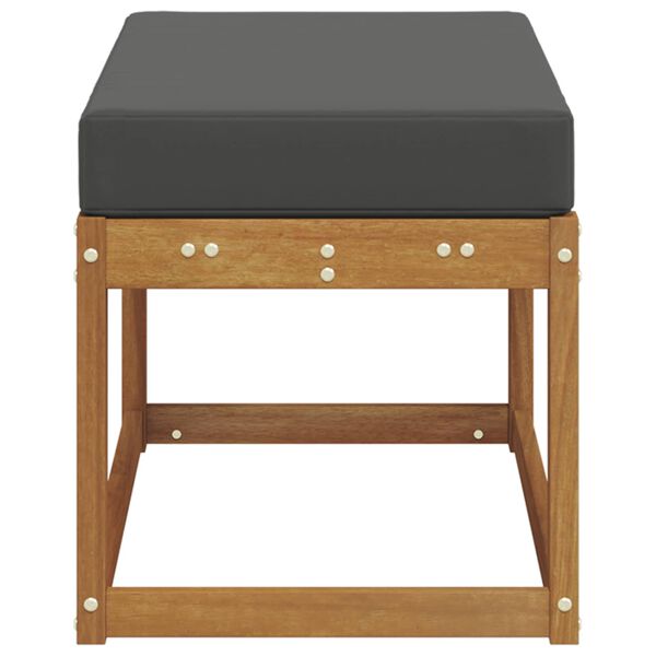 vidaXL K&uuml;lt&eacute;ri Sz&eacute;k Pad T&ouml;m&ouml;r Ak&aacute;cfa Term&eacute;szetes