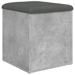 vidaXL betonsz&uuml;rke szerelt fa t&aacute;rol&oacute;pad 42 x 42 x 45 cm