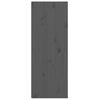 vidaXL 2 darab szürke tömör fenyőfa faliszekrény 30 x 30 x 80 cm